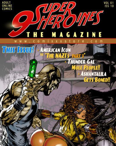 9 superheroines คน นิตยสาร #10