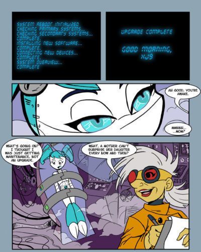 :Comic: Meine LEBEN als ein teenager Roboter