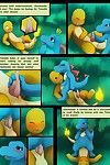 [darkmirage] шармандером X totodile (pokemon)