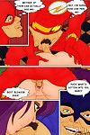 [online superheroes] flash no Bawdy Casa (justice league)