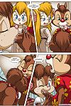 [Palcomix] An Amazing Tail; Tanya Goes Down (Rescue Rangers)