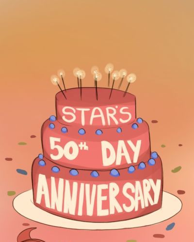 star’s 50th dag verjaardag
