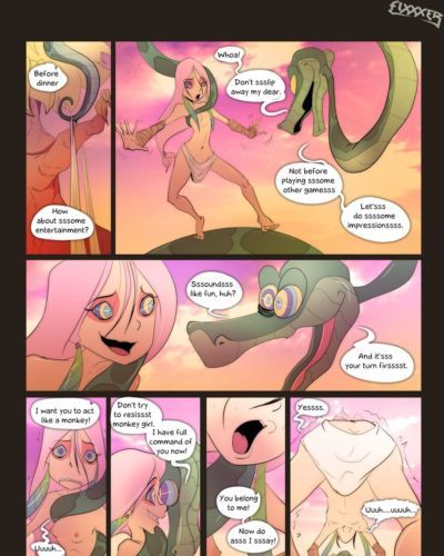 の 蛇 - 女の子 2 teasecomix 部分 2