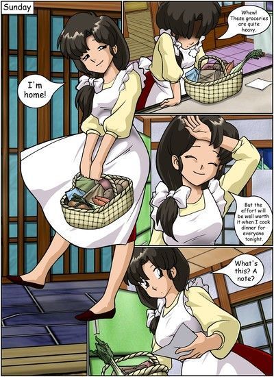 Keeping it clean- Ranma Hentai