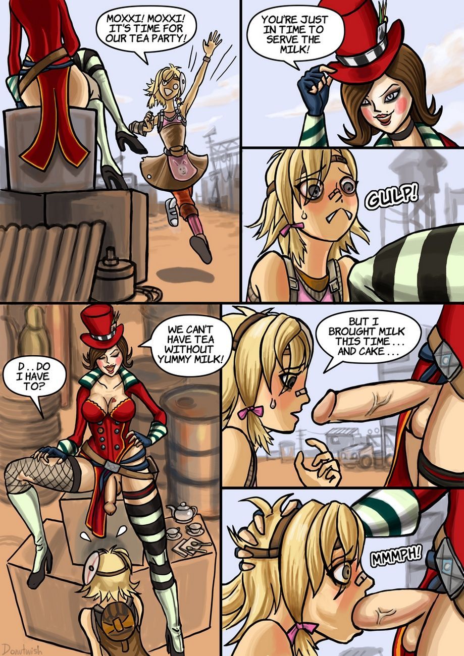 919px x 1300px - Tiny Tina And Mad Moxxi's Tea Party - Hentai Comics