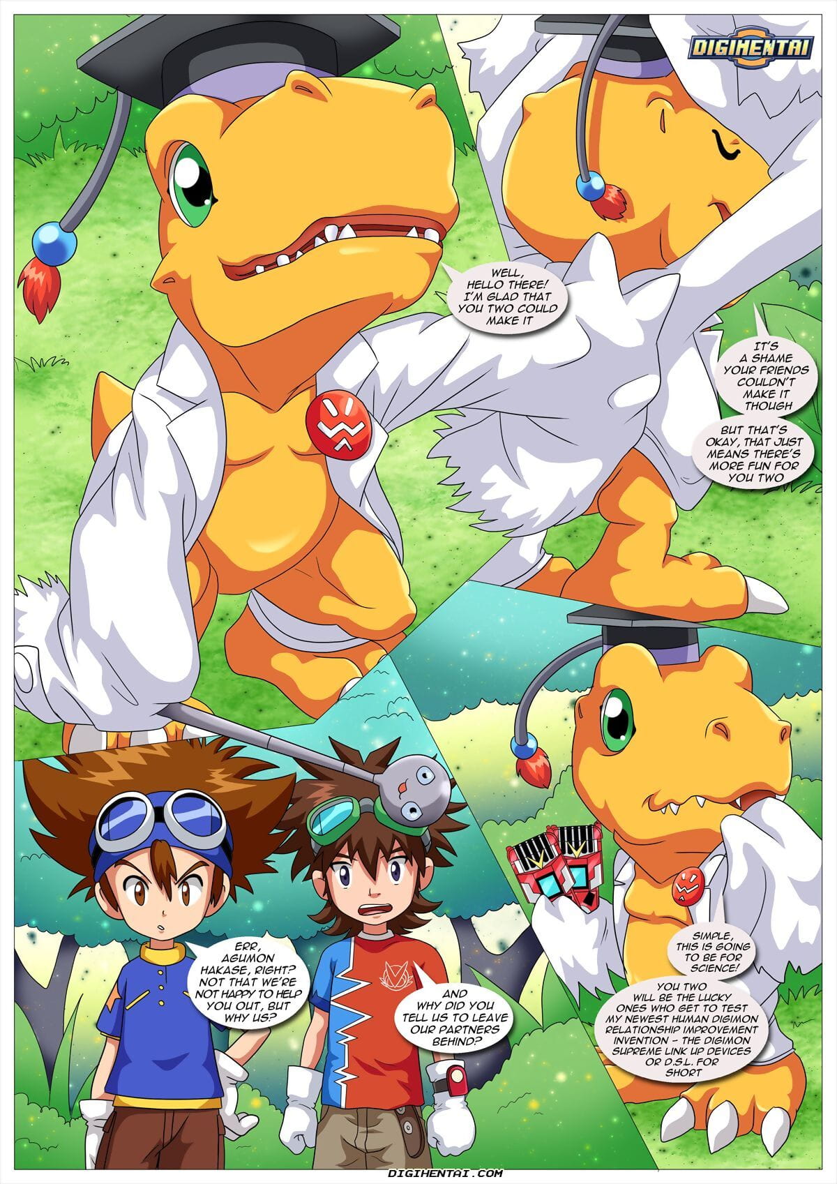 1200px x 1697px - Digimon- Digtal Lovero â€“ Palcomix - Hentai Comics
