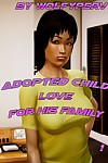 adoptado child’s el amor para su madre