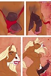 Mädchen in Pferd