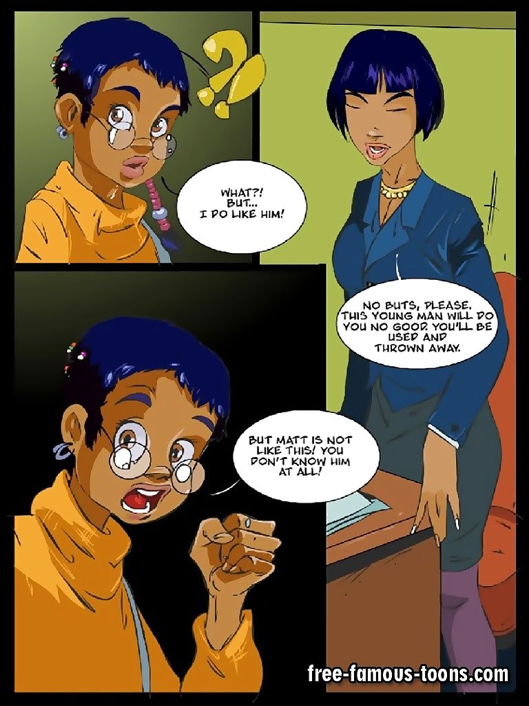 女巫 女孩 女同性恋 狂欢 着名的 卡通 一部分 6