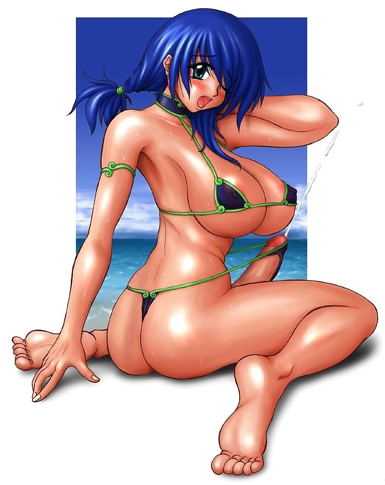 Bikini Futanari en Playa Parte 8