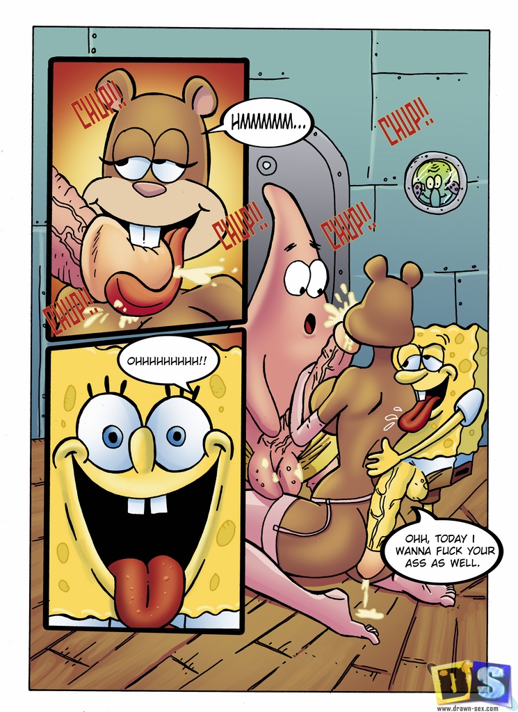spongebob e un sexy scoiattolo