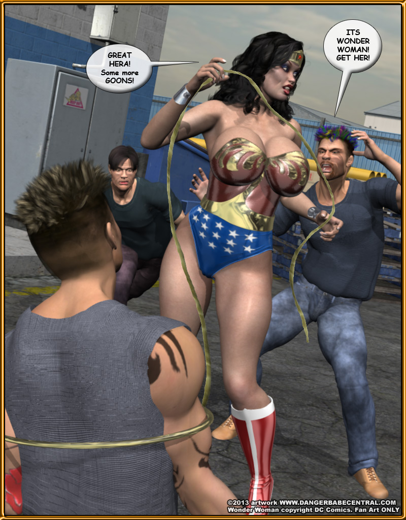 Bondage WW vs ArmDealers- Wonder Woman