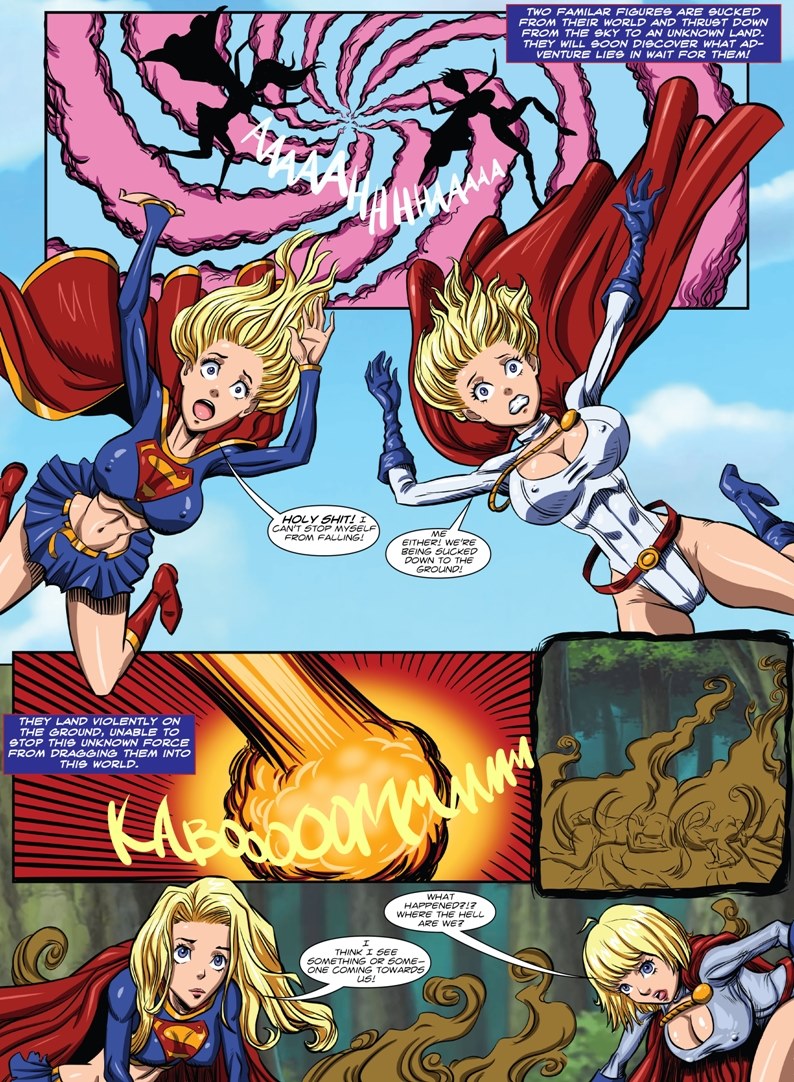 supergirl y el poder Chica pervtopia