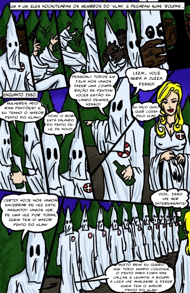 O Klan Fuck- illustrated interracial