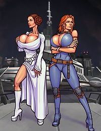 Boobsgames- Leia and Mara