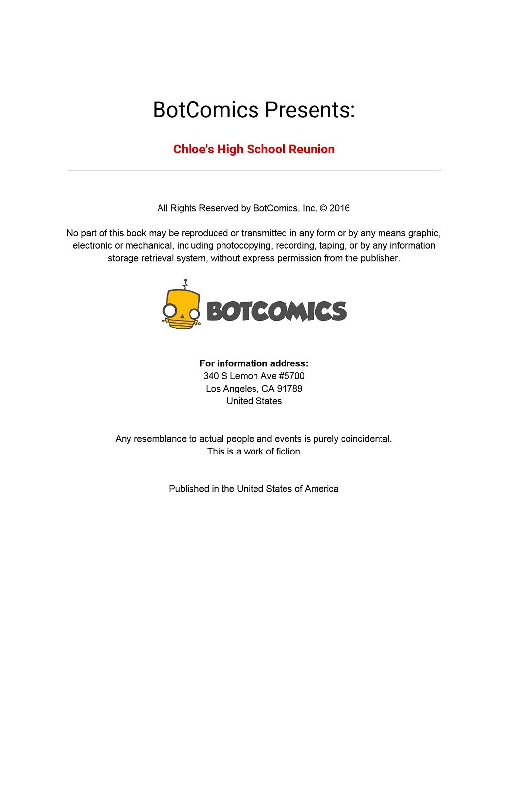 Bot- Chloe’s High School Reunion