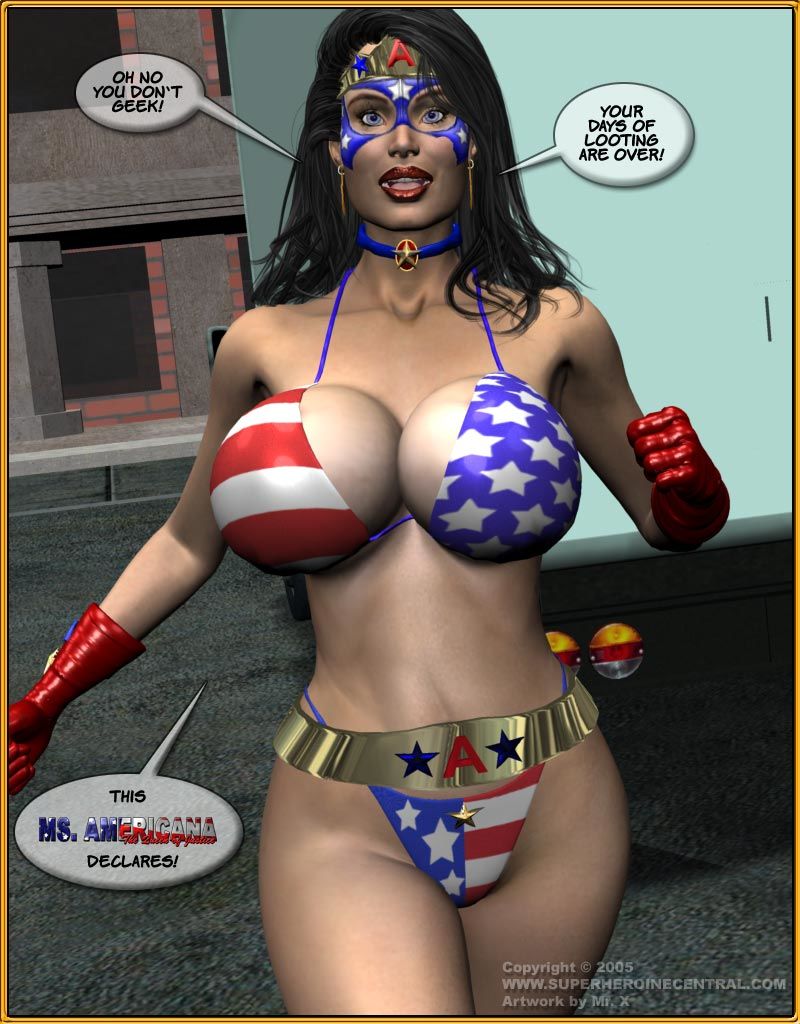 miss americana vs geek II – 3d Smart arma