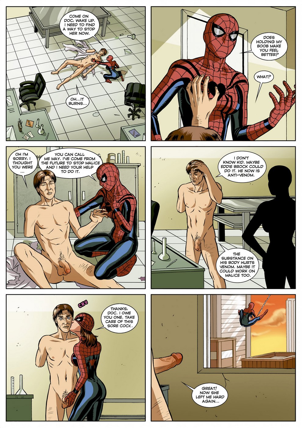 spider uomo sessuale simbiosi 1 parte 2