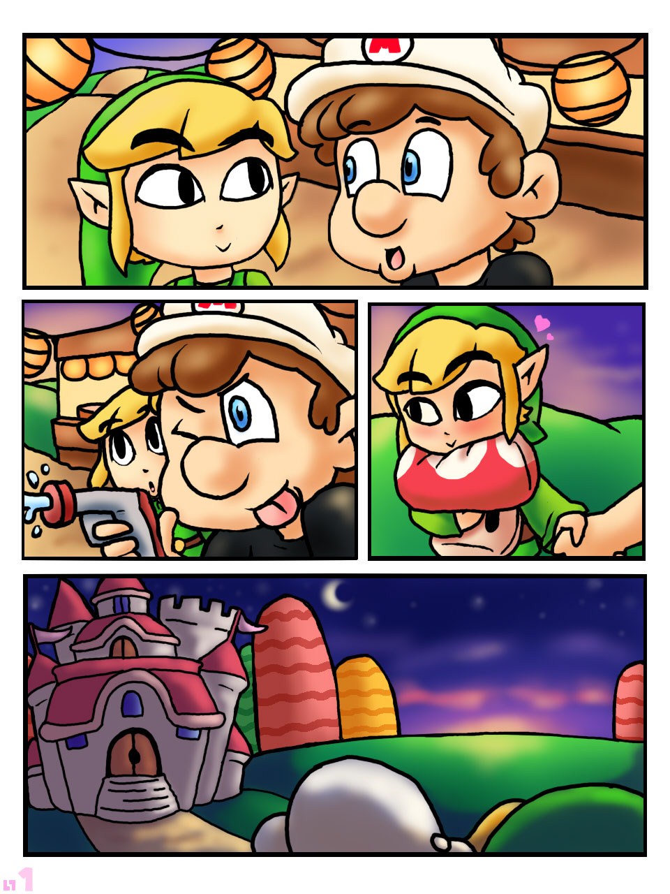 First Kiss (Legend of Zelda,Super Mario Bros)