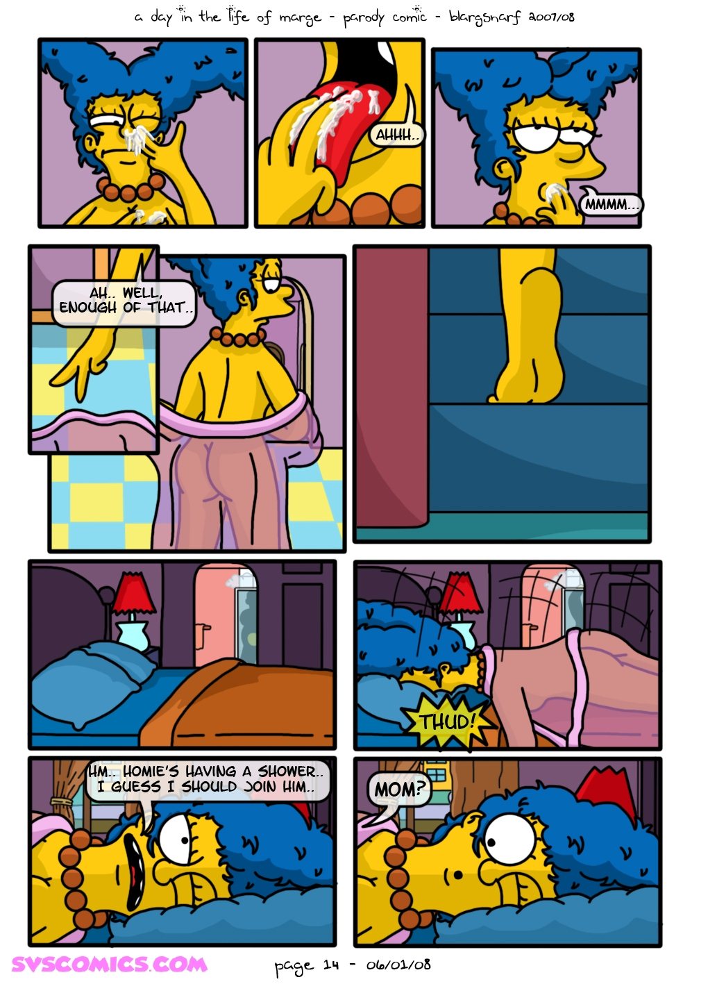 a 日 に 生活 の marge (the simpsons)