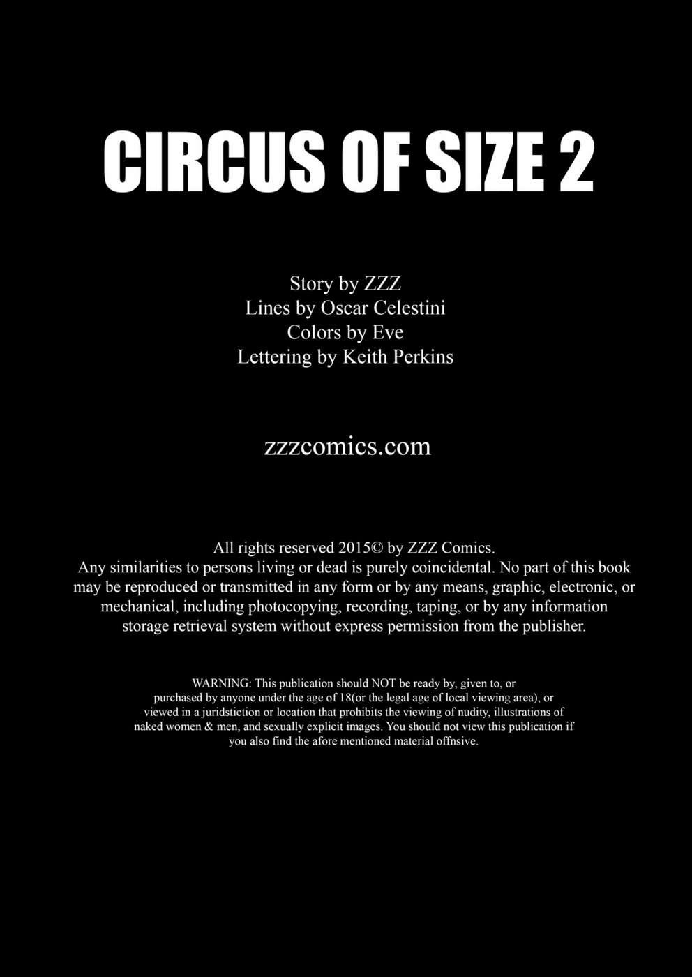 zzz circus van Grootte 2