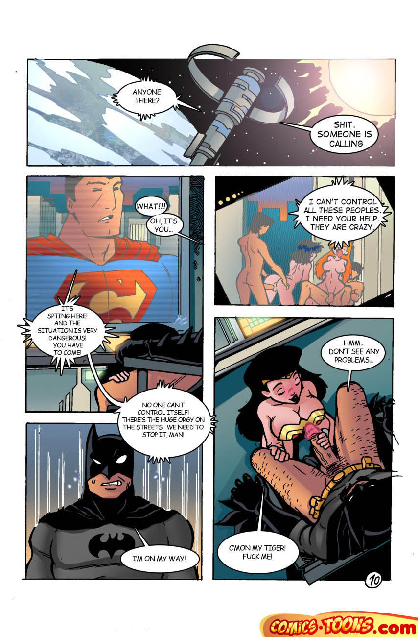 باتمان سوبرمان في سن المراهقة جبابرة