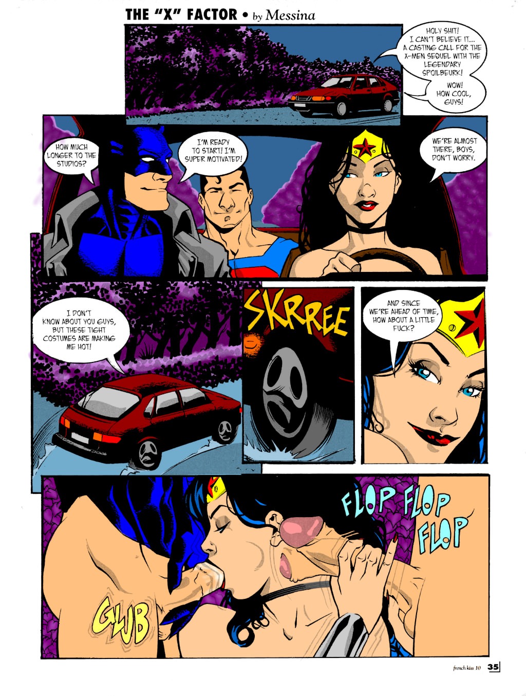 В Х Фактор (batman, интересно woman, superman)