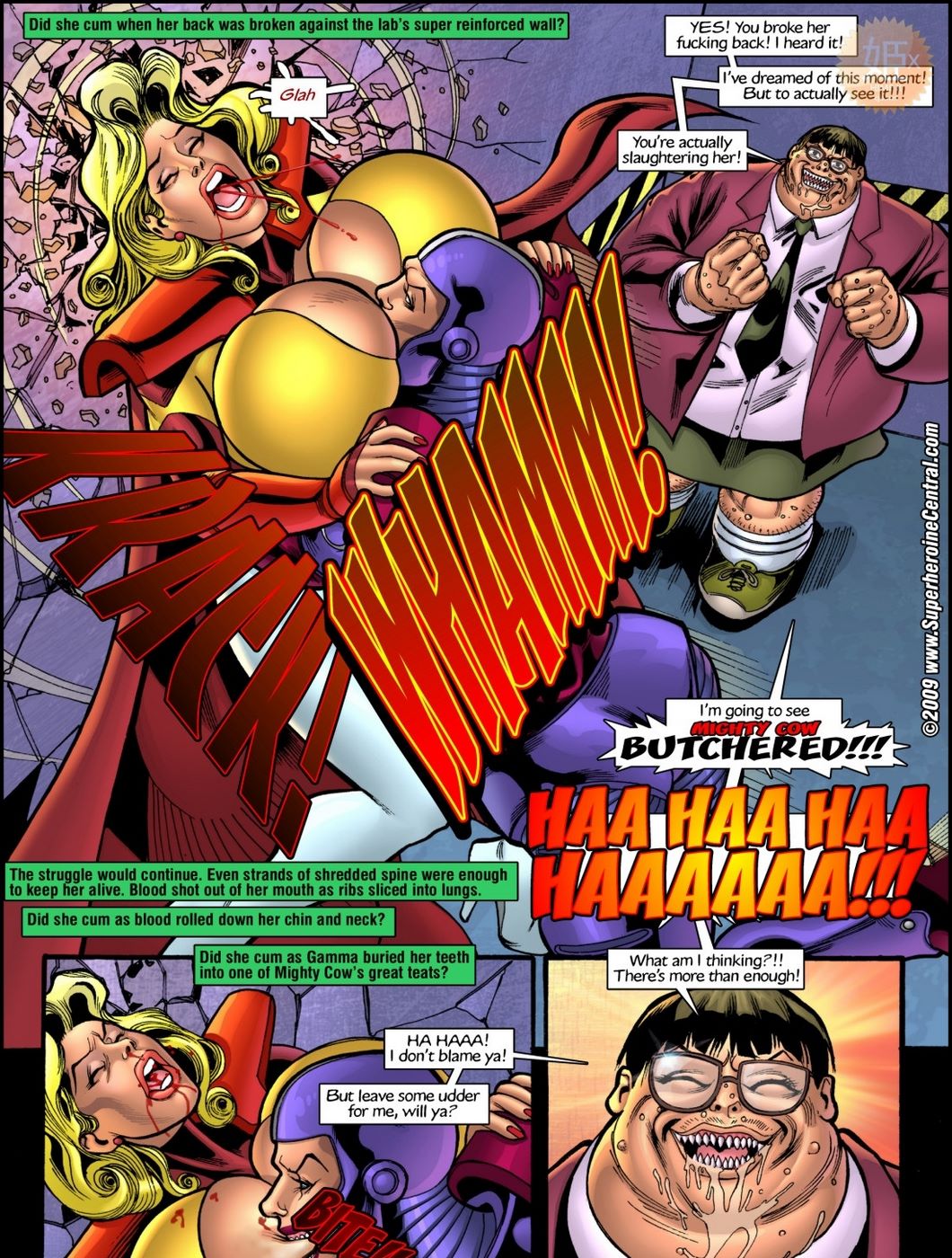 Superheroine Central- Mighty cow - part 3