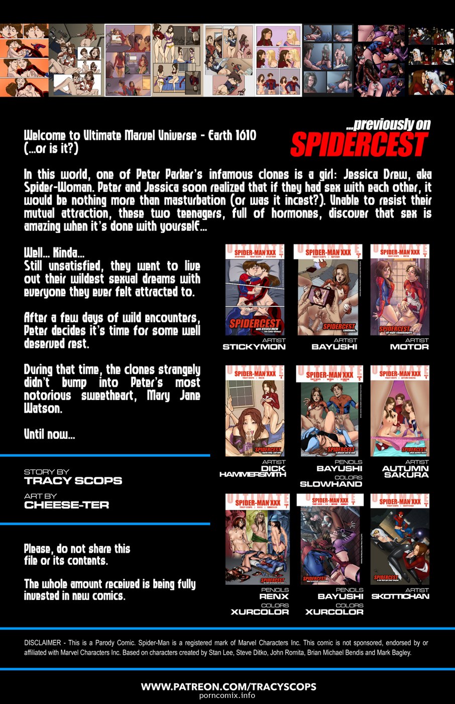 Spidercest 10- Spiderman XXX