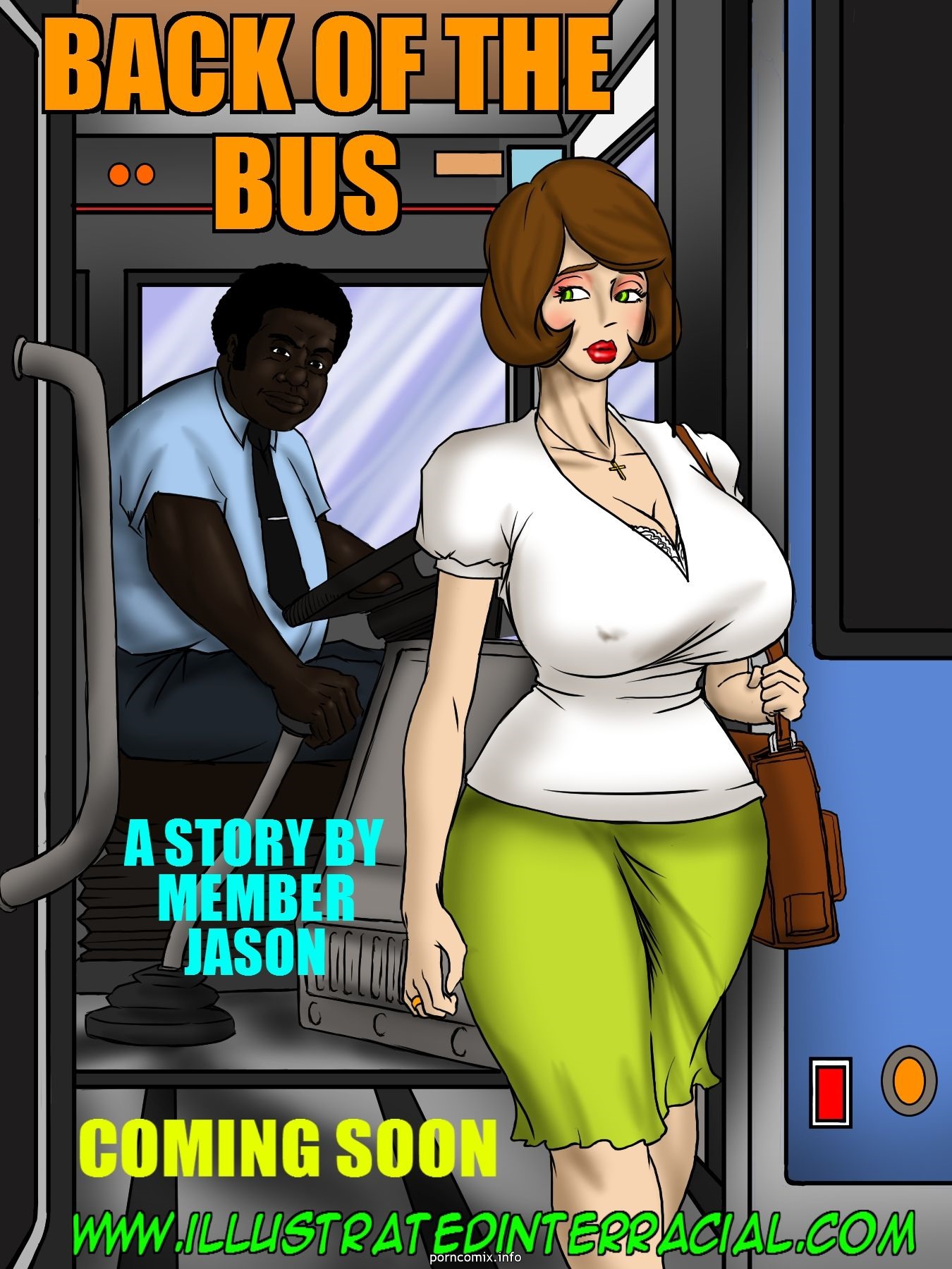 illustré interracial de retour de l' Bus