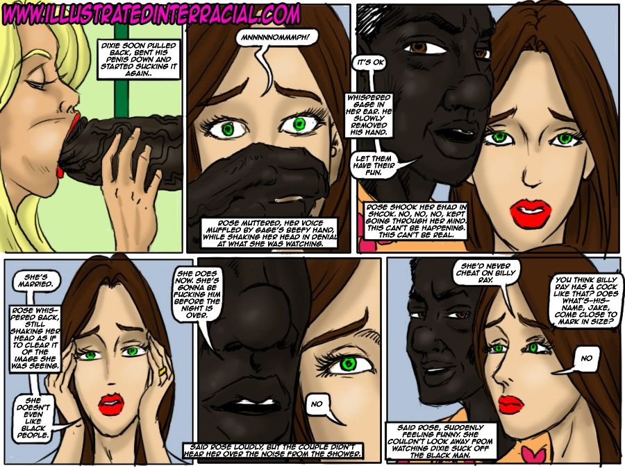 Flag Girls- Illustrated interracial - part 3