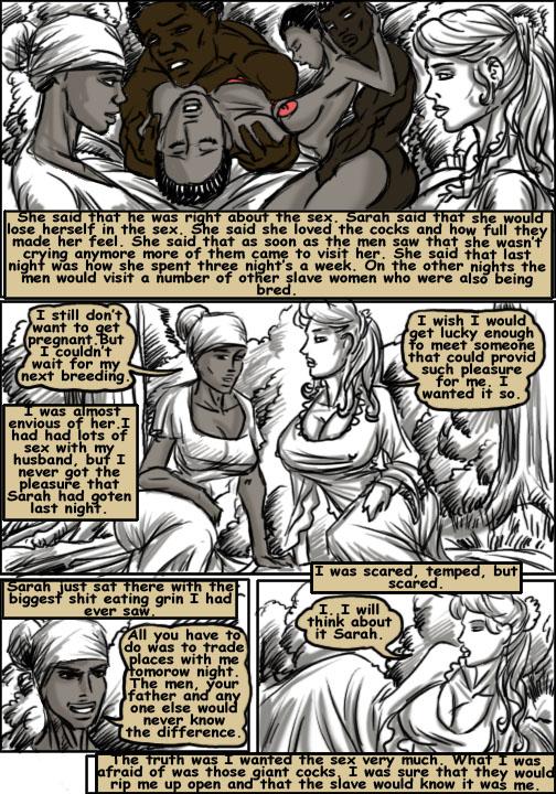 plantation Leben illustriert interracial Teil 2