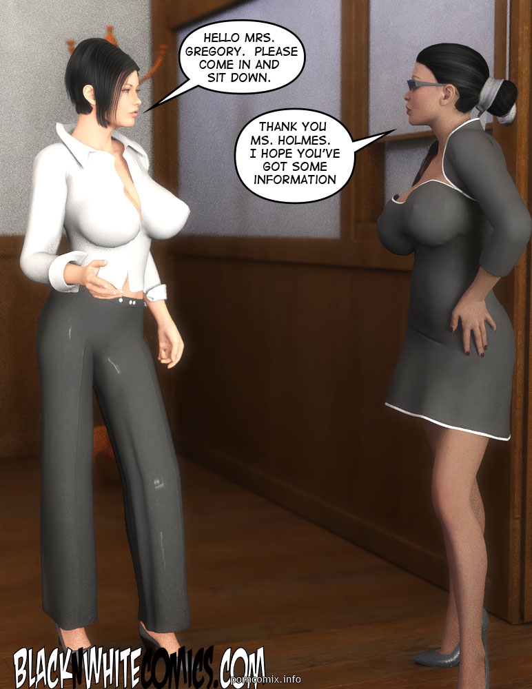 3D Busty Detective- BNW - part 5