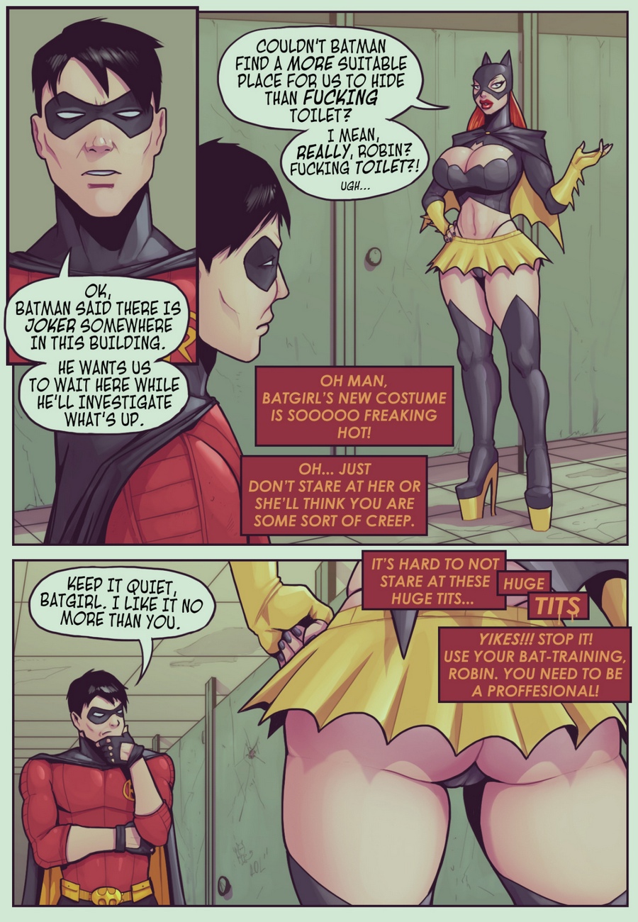 em ruínas gotham batgirl ama Robin