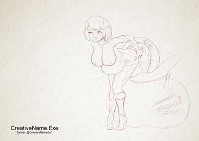 CreativeName.Exe Queen Masami - Animated Sketch - part 2